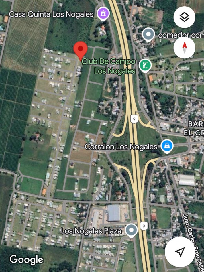 Lote en Barrio Cerrado El Mirador en Los Nogales de 403 m2 con escritura