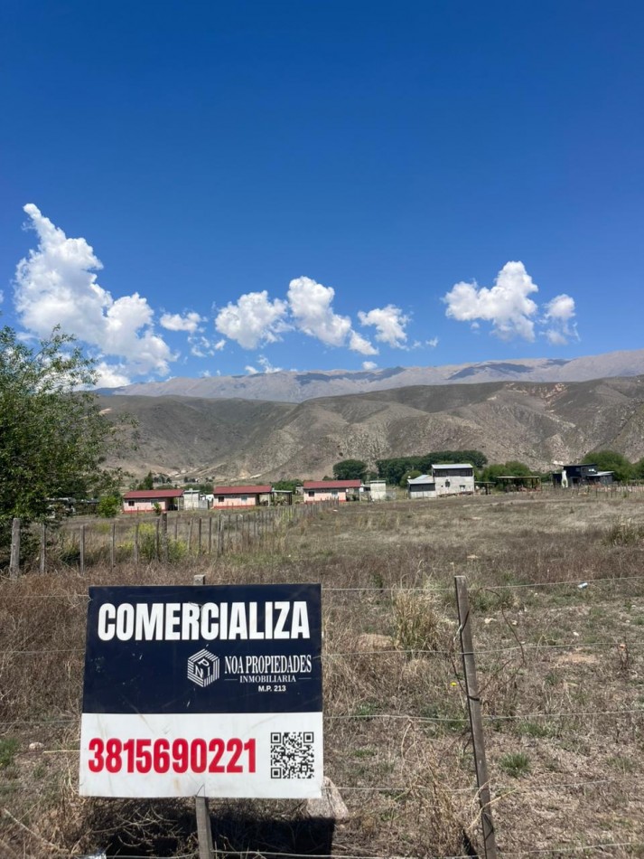 ULTIMOS LOTES EN TAFI DEL VALLE LA ERNESTINA SOBRE LA RUTA 307 APTO COMERCIAL