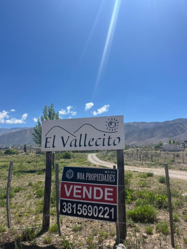 ULTIMOS LOTES LOTEO EL VALLECITO TAFI DEL VALLE