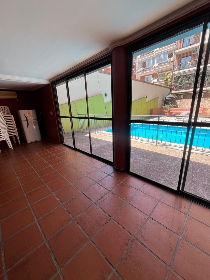 DEPARTAMENTO AMOBLADO EN MONTEAGUDO AL 800 CON COCHERA Y AMENITIES DE DOS DORMITORIOS OPCIONAL TERCER DORMITORIO